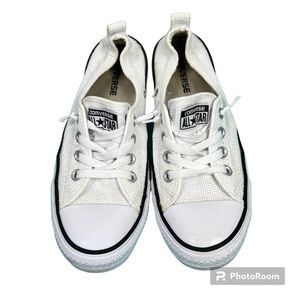 Converse All Star Shoreline Low Top Women’s Knit Canvas Slip on Sneakers size 9